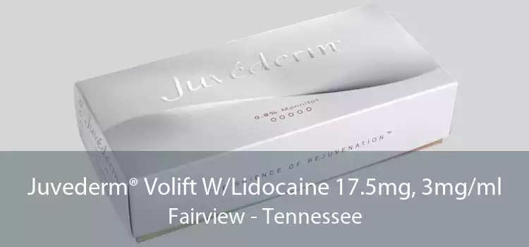 Juvederm® Volift W/Lidocaine 17.5mg, 3mg/ml Fairview - Tennessee
